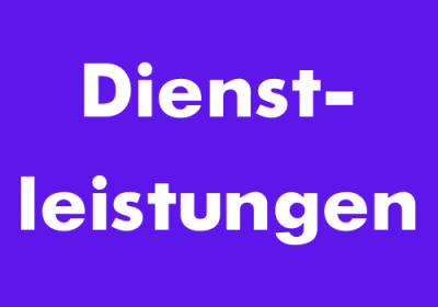 Dienstleistung